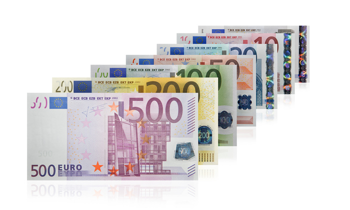 Euro banknotes (first &amp; second series) 1