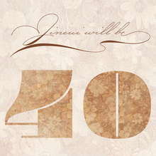 40th Birthday Invite