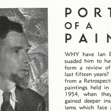 <cite>The Art of Ian Bow:</cite> “Portrait of a Painter”