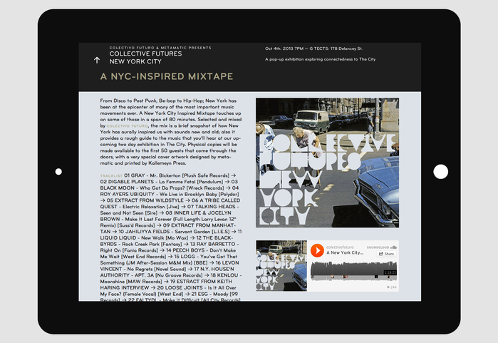 Collective Futures New York City website 3