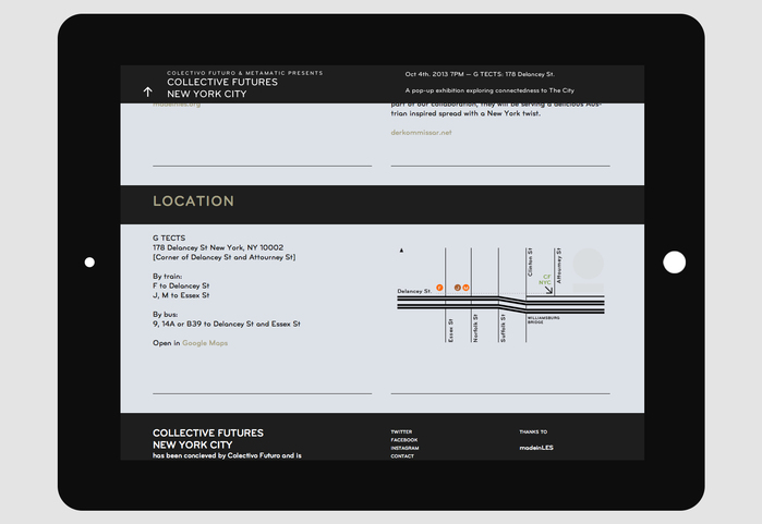 Collective Futures New York City website 5