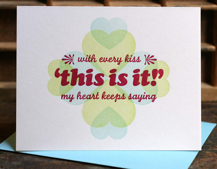 “This Is It” valentine card 2