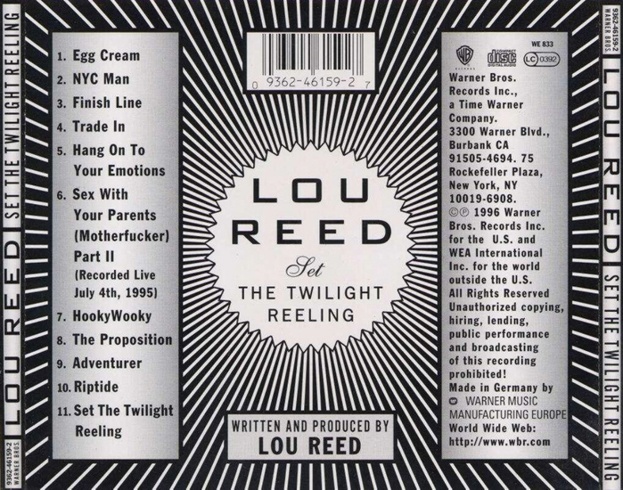 Lou Reed – Set the Twilight Reeling album art 5