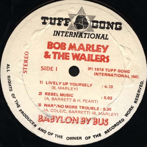 Bob Marley &amp; the Wailers – Babylon by Bus album art 6