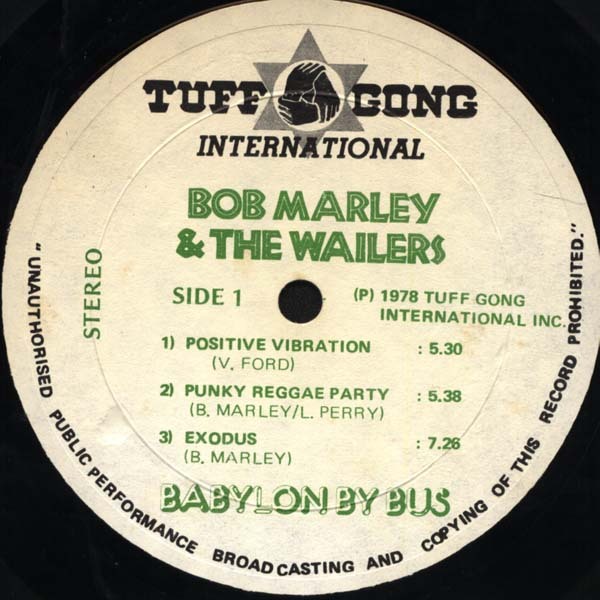 Bob Marley &amp; the Wailers – Babylon by Bus album art 8
