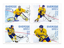 <cite>Hockeyhjältar</cite> stamp series