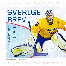 <cite>Hockeyhjältar</cite> stamp series