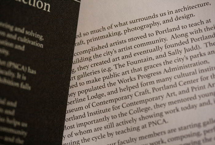 PNCA Faculty Biennal Exhibition 3