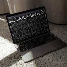 Giulia B. portfolio website