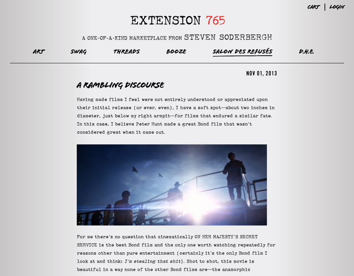 Extension 765: A Marketplace from Steven Soderbergh 2