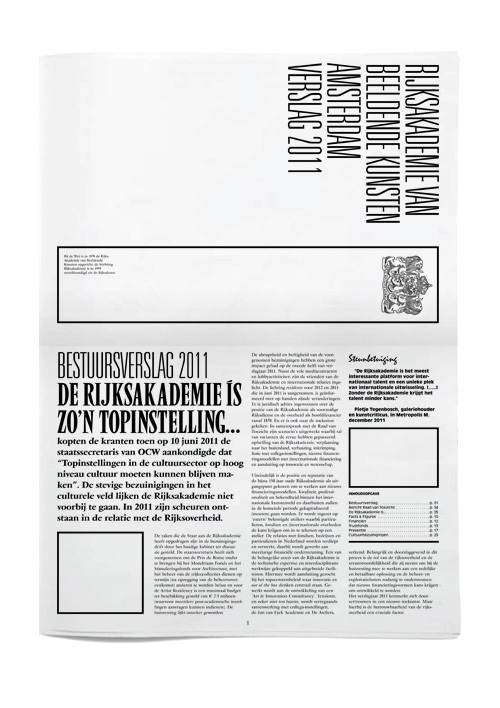 Rijksakademie van Beeldende Kunsten Amsterdam Verslag 2011 3