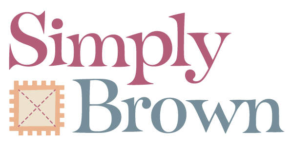 Simply Brown logotype.