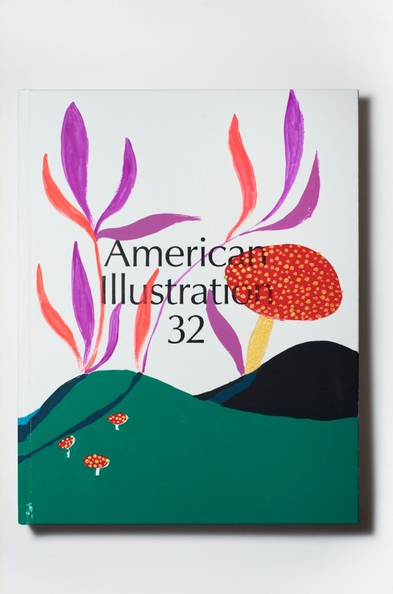 American Illustration 32 annual book cover - Fonts In Use