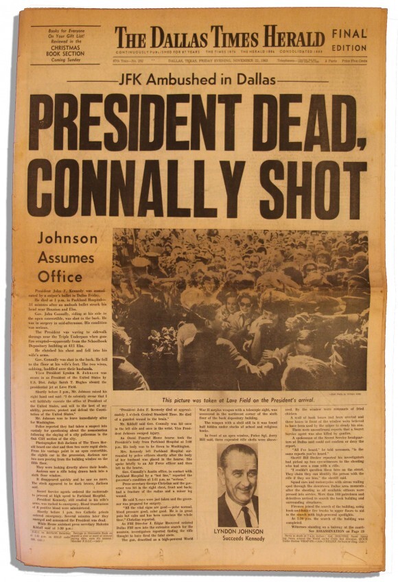 The Dallas Times Herald, Nov. 22, 1963 2