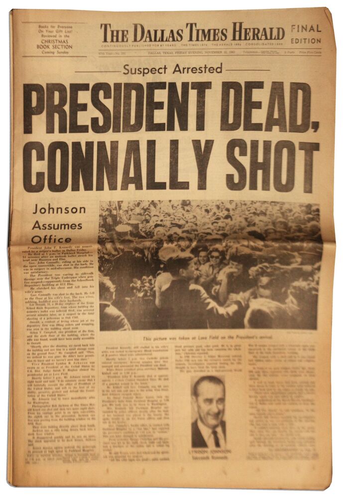 The Dallas Times Herald, Nov. 22, 1963 3