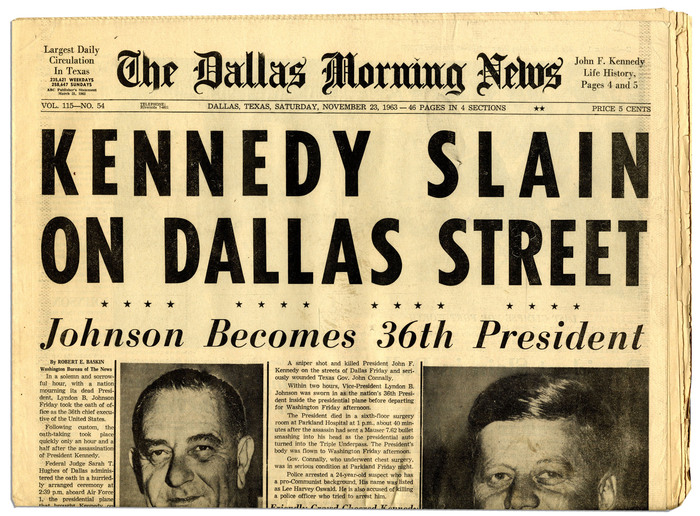 Dallas Morning News, Nov. 23, 1963 2