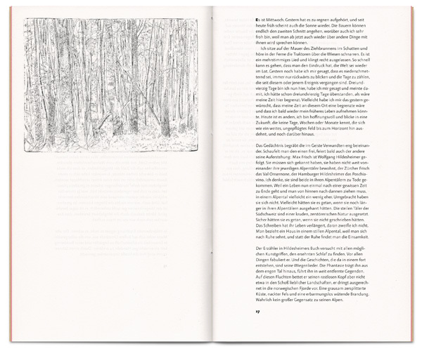 The book includes three etchings by Markus Orsini-Rosenberg.