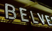 Belvedere Square Market neon sign