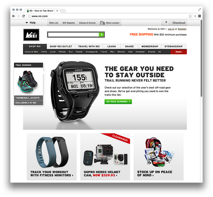 REI Websites, Catalog, and Video 2
