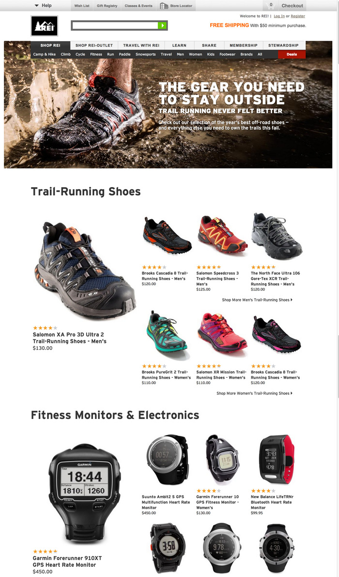 REI Websites, Catalog, and Video 6