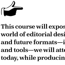 Publishing Design syllabus