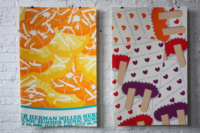 Herman Miller Summer Picnic Posters, 1986–89 - Fonts In Use