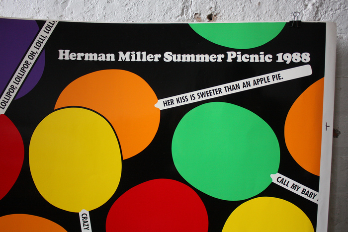 Herman Miller Summer Picnic posters, 1986–89 5