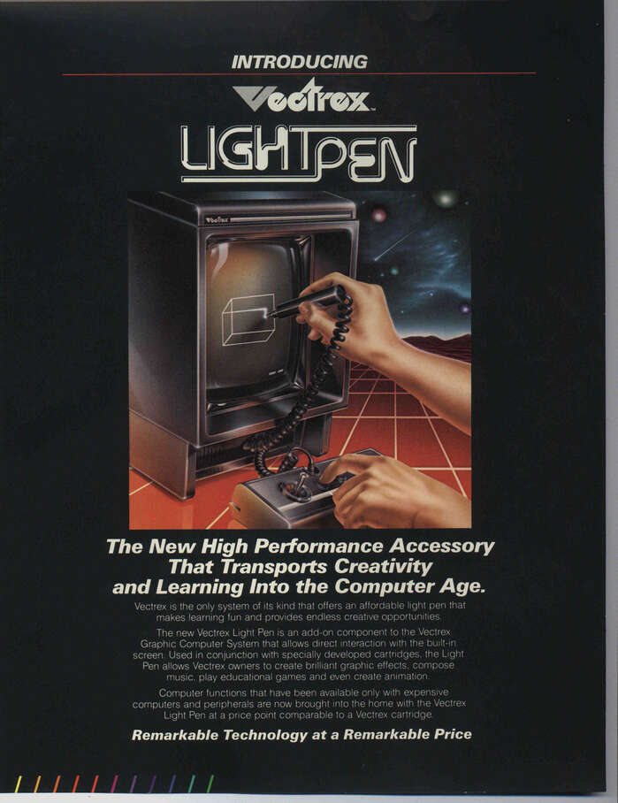 Vectrex Graphic Computer System brochure 2