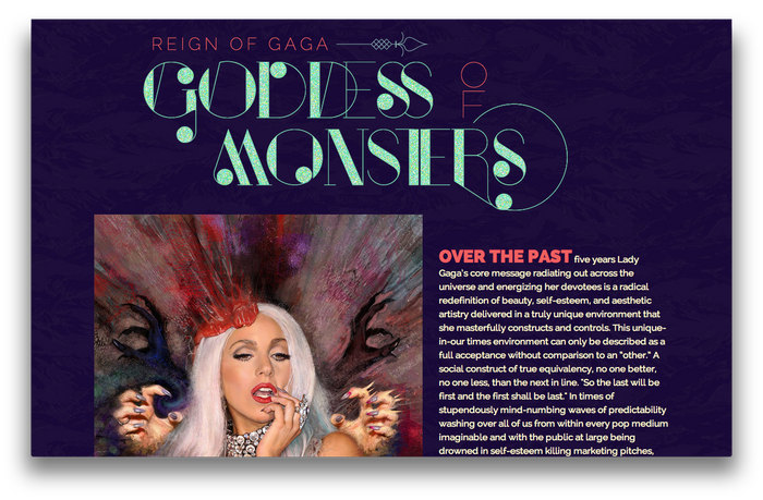 Lady Gaga feature website 4
