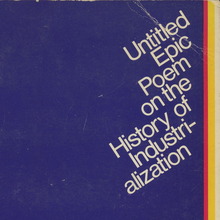 <cite>Untitled Epic Poem on the History of Industrialization</cite> by R. Buckminster Fuller