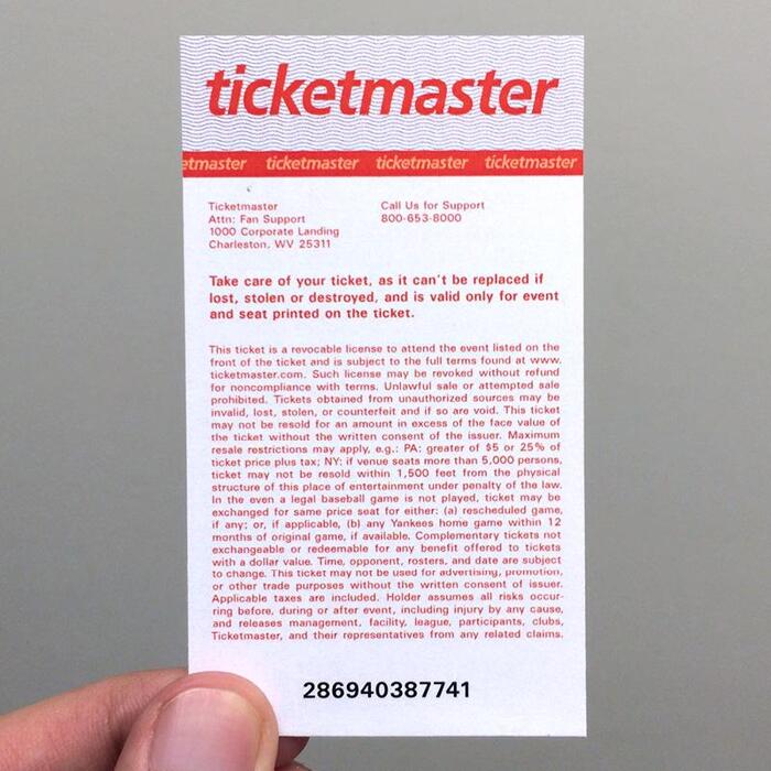 Ticketmaster Ticket Redesign Proposal 1