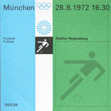 1972 Munich Olympics tickets