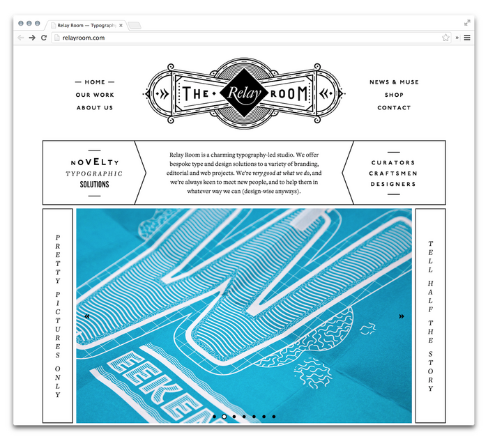 Relay Room website 1