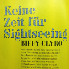 Biffy Clyro feature in <cite>Visions</cite> magazine, No. 249