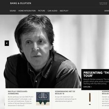 Bang & Olufsen website