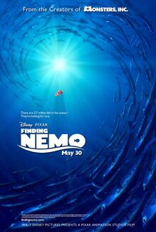 <cite>Finding Nemo</cite> logo and posters