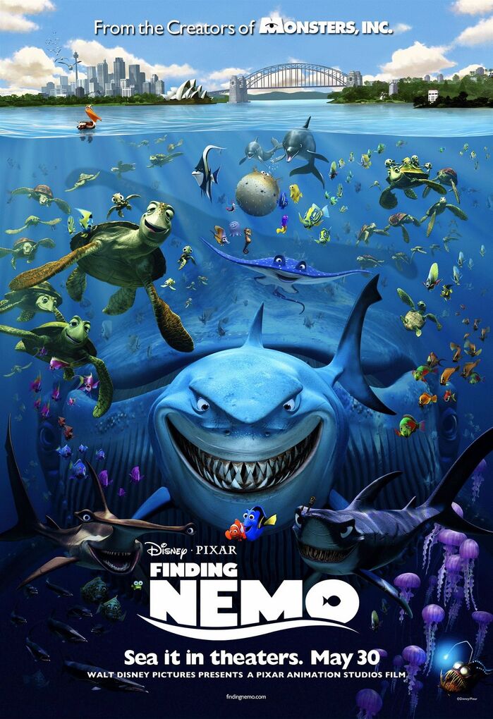 Finding Nemo logo and posters 3