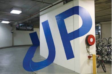 Eureka Tower parking garage signs 4