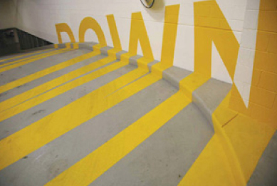 Eureka Tower parking garage signs 6