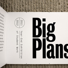 <cite>Big Plans</cite> exhibition design