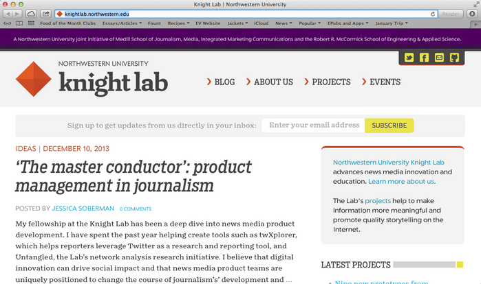 Northwestern University Knight Lab website 1