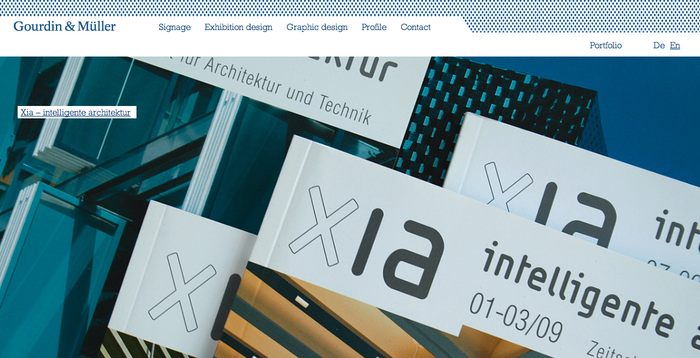 Gourdin &amp; Müller website 1
