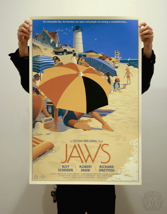 JAWS alternate movie poster 3