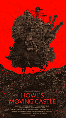 <cite>Howl’s Moving Castle</cite> movie poster