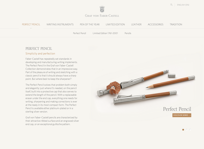 Faber Castell website 1