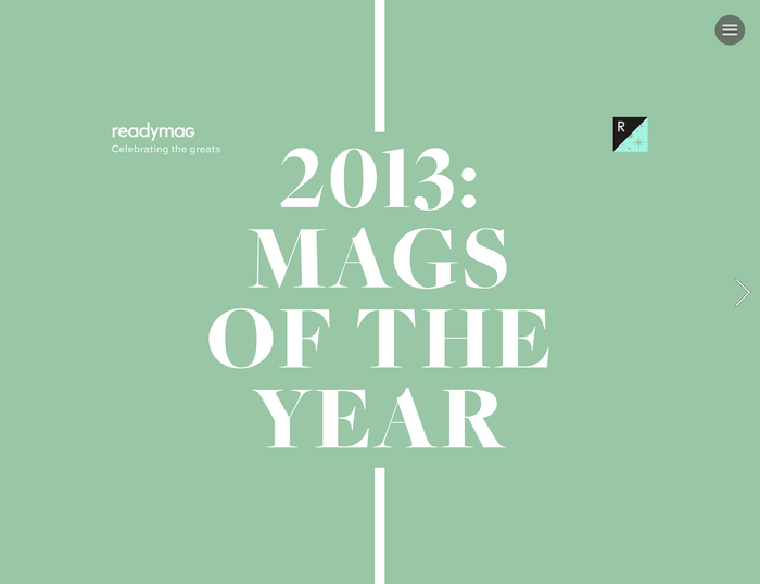 Readymag: 2013 Mags of the Year 2