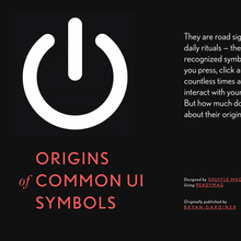 “Origins of Common UI Symbols”, <cite>Shuffle Magazine</cite> Edition