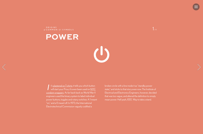 “Origins of Common UI Symbols”, Shuffle Magazine Edition 4