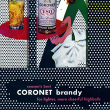 Coronet Brandy ad