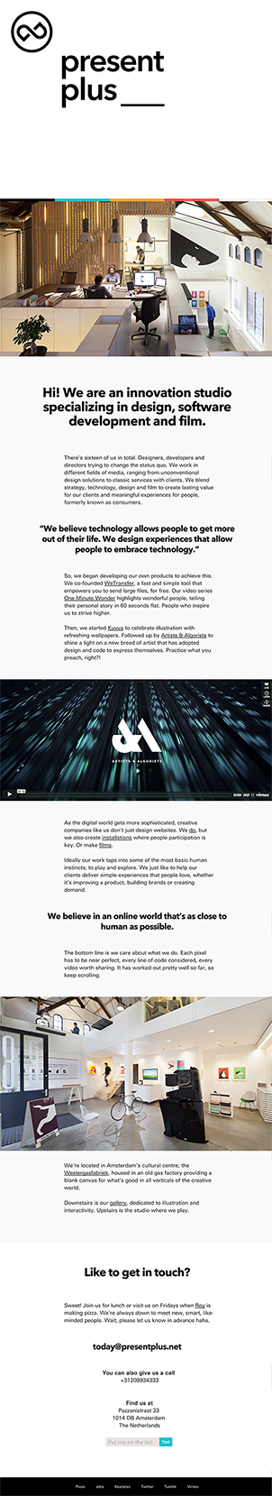 Present Plus website 5